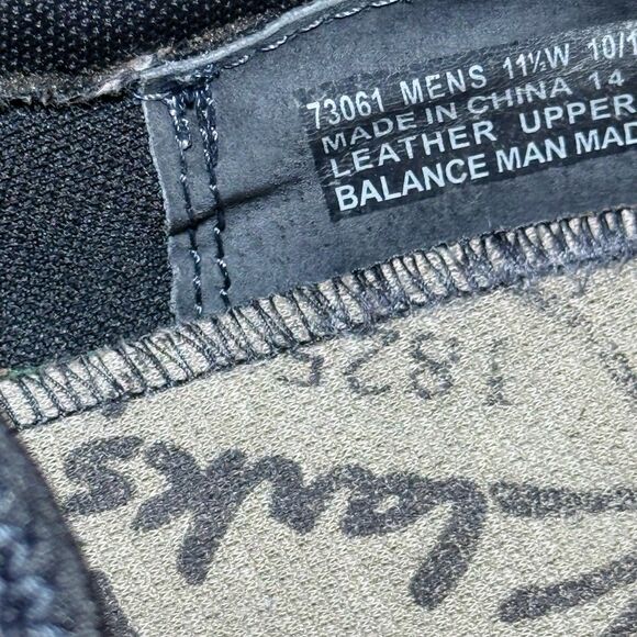 Clarks Gray Leather Casual Shoes Men's 11.5W - Picture 7 of 9